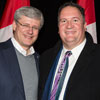 Mike and Prime Minister Stephen Harper