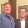 Mike and Federal Minister Kevin Sorenson